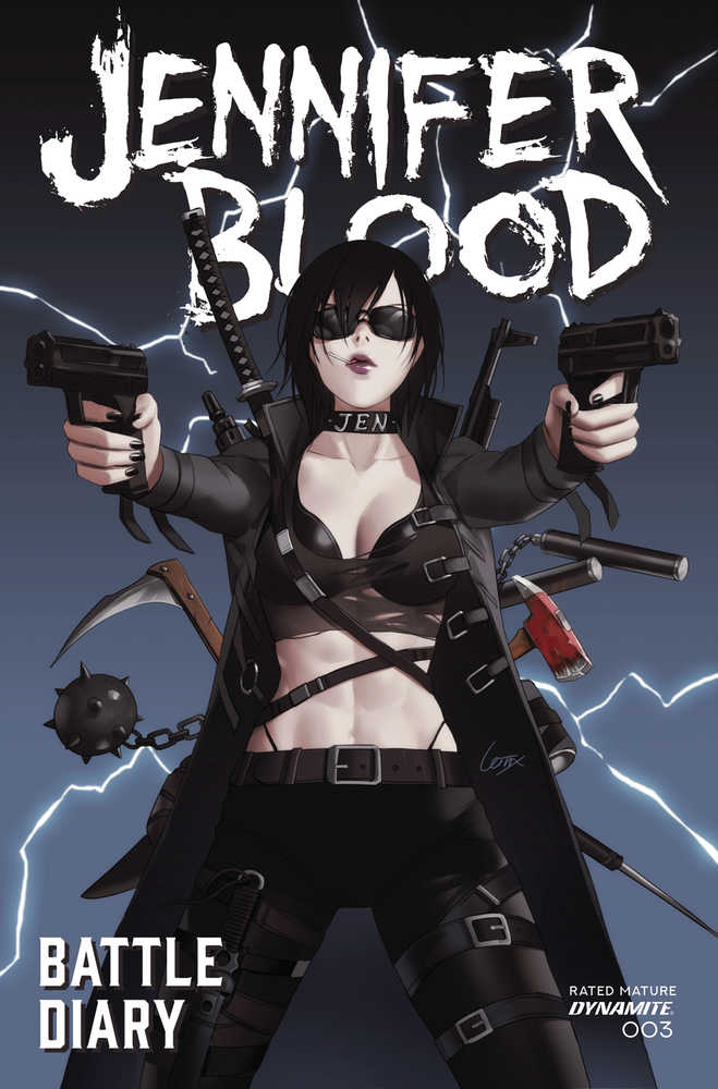 Jennifer Blood Battle Diary #3 Cover B Leirix (Mature)