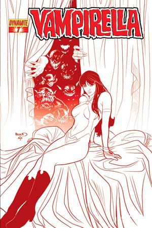 Vampirella #7 15 Copy Renaud Red Variant Edition