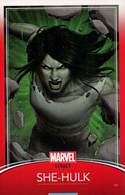 She-Hulk #159 Christopher Trading Card Variant Leg