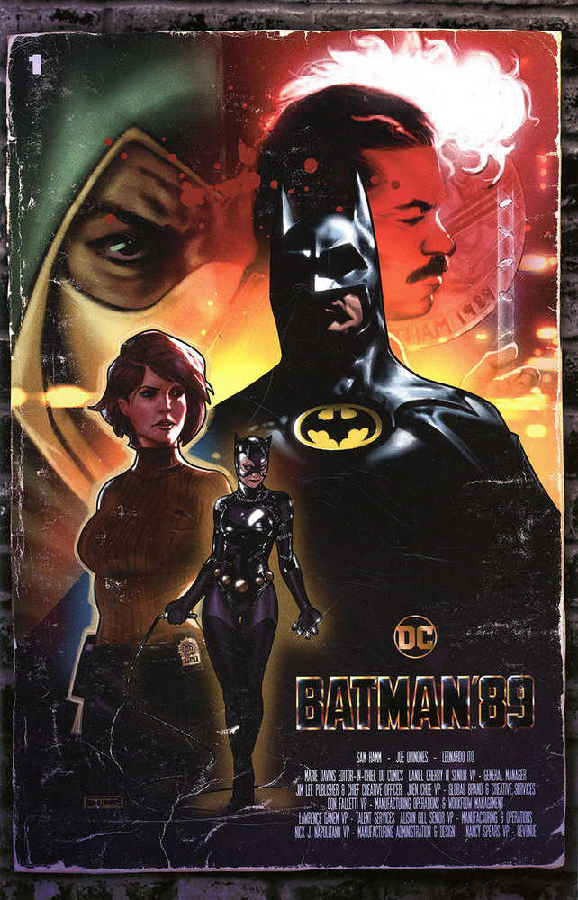 Batman 89 #1 (Of 6) Team Cover Ken Taylor & Taurin Clarke Card Stock Variant  (250 Copy Min Order)