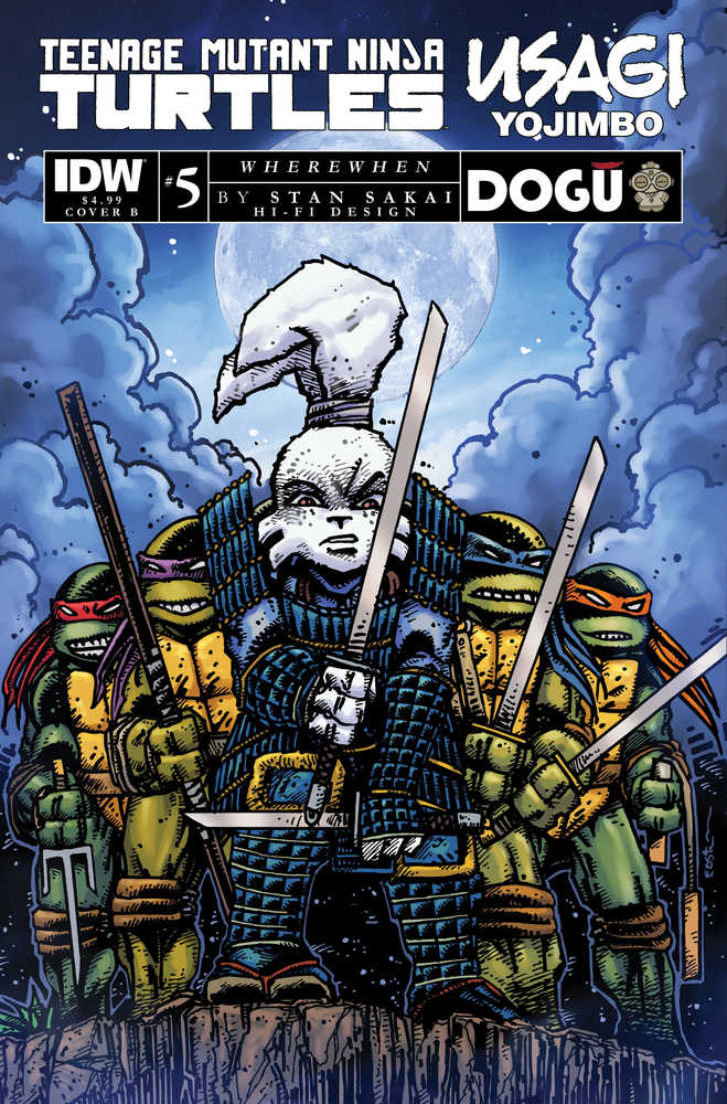 Teenage Mutant Ninja Turtles Usagi Yojimbo Wherewhen #5 Cover B Eastman