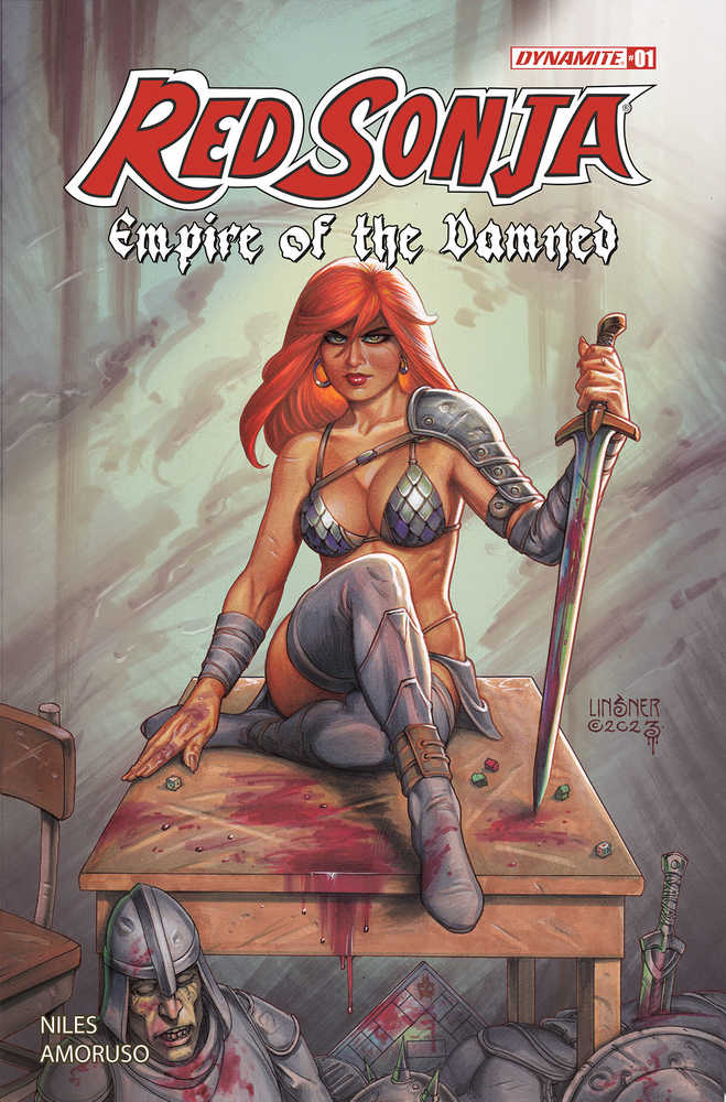 Red Sonja Empire Damned #1 Cover B Linsner