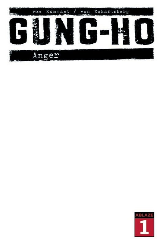 Gung-Ho: Anger #1E (Blank Cover)