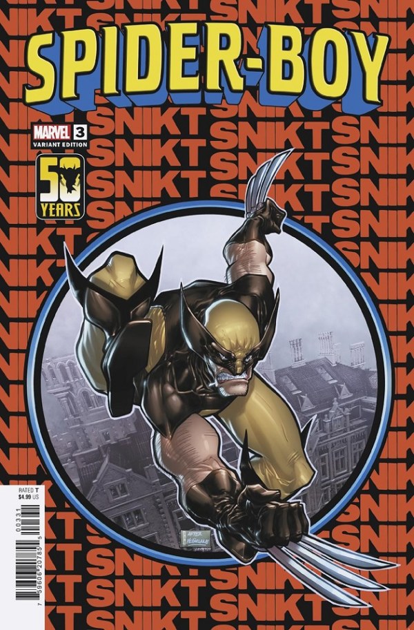Spider-Boy, Vol. 1 #3C (David Baldeón: 50 Years of Wolverine Variant)