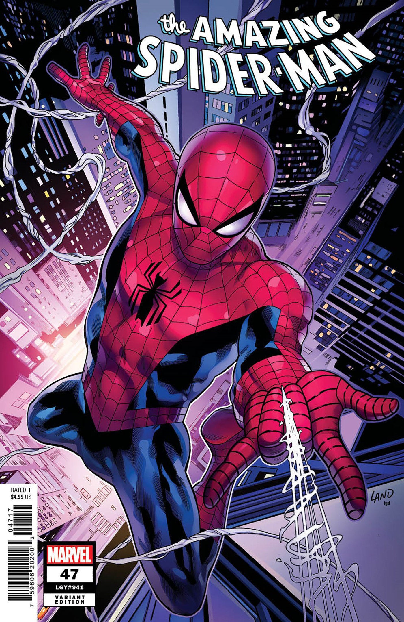 Amazing Spider-Man #47 Greg Land Variant