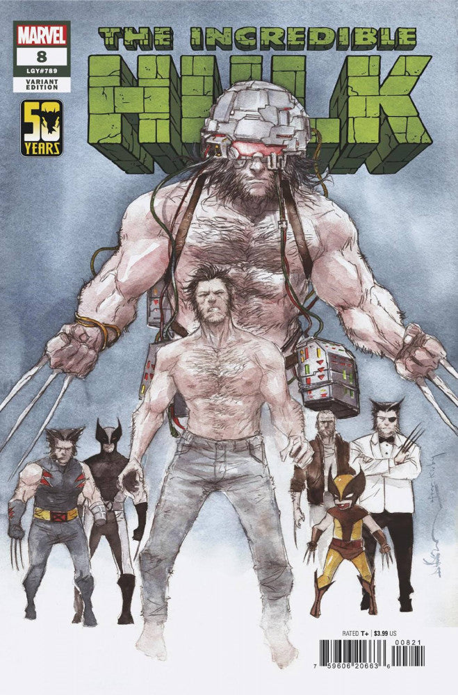 The Incredible Hulk, Vol. 4 #8B (50 Years of Wolverine Variant)