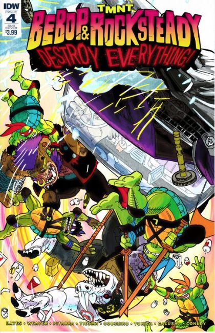Teenage Mutant Ninja Turtles Bebop & Rocksteady Destroy Everything #4 Sub Variant