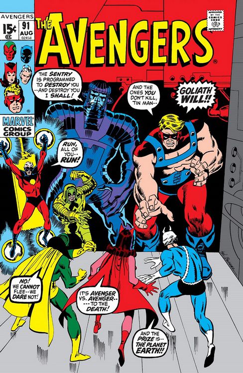 Avengers Vol. 1 #91 - Silver Age - F