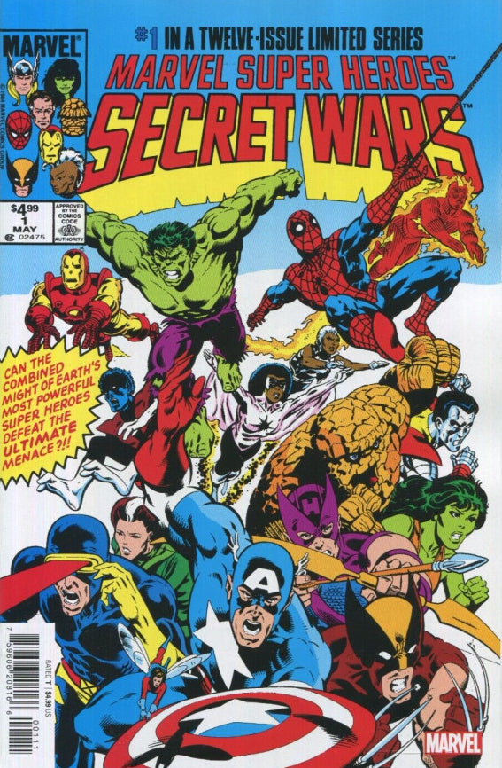 Marvel Super Heroes Secret Wars #1F (Facsimile Edition)